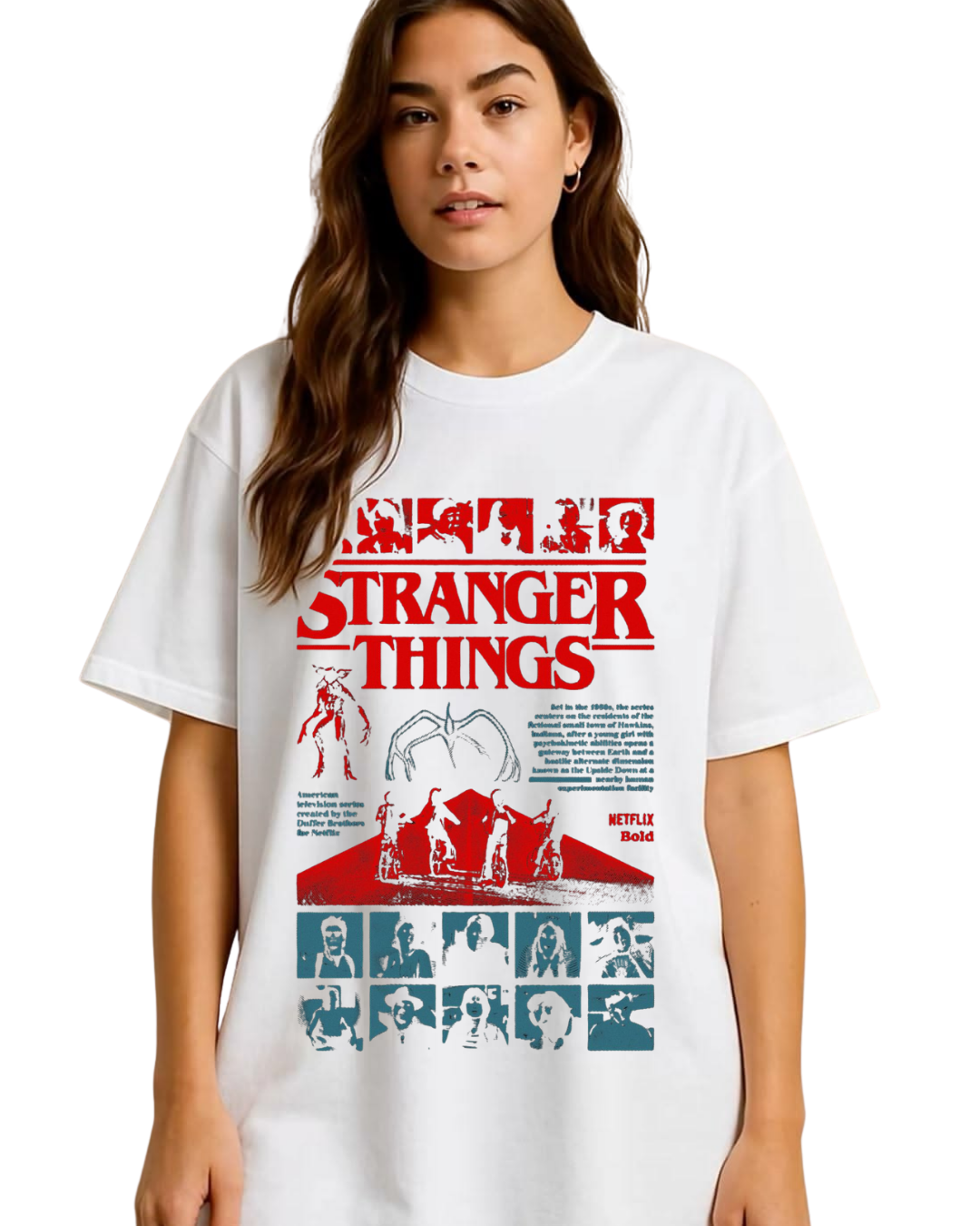 Polera Algodón The Upside Down Tee — Stranger Things