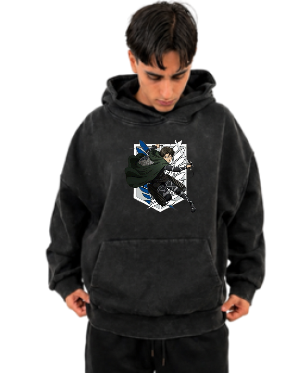 El Último Bastión | Polerón Oversize Acid Wash
