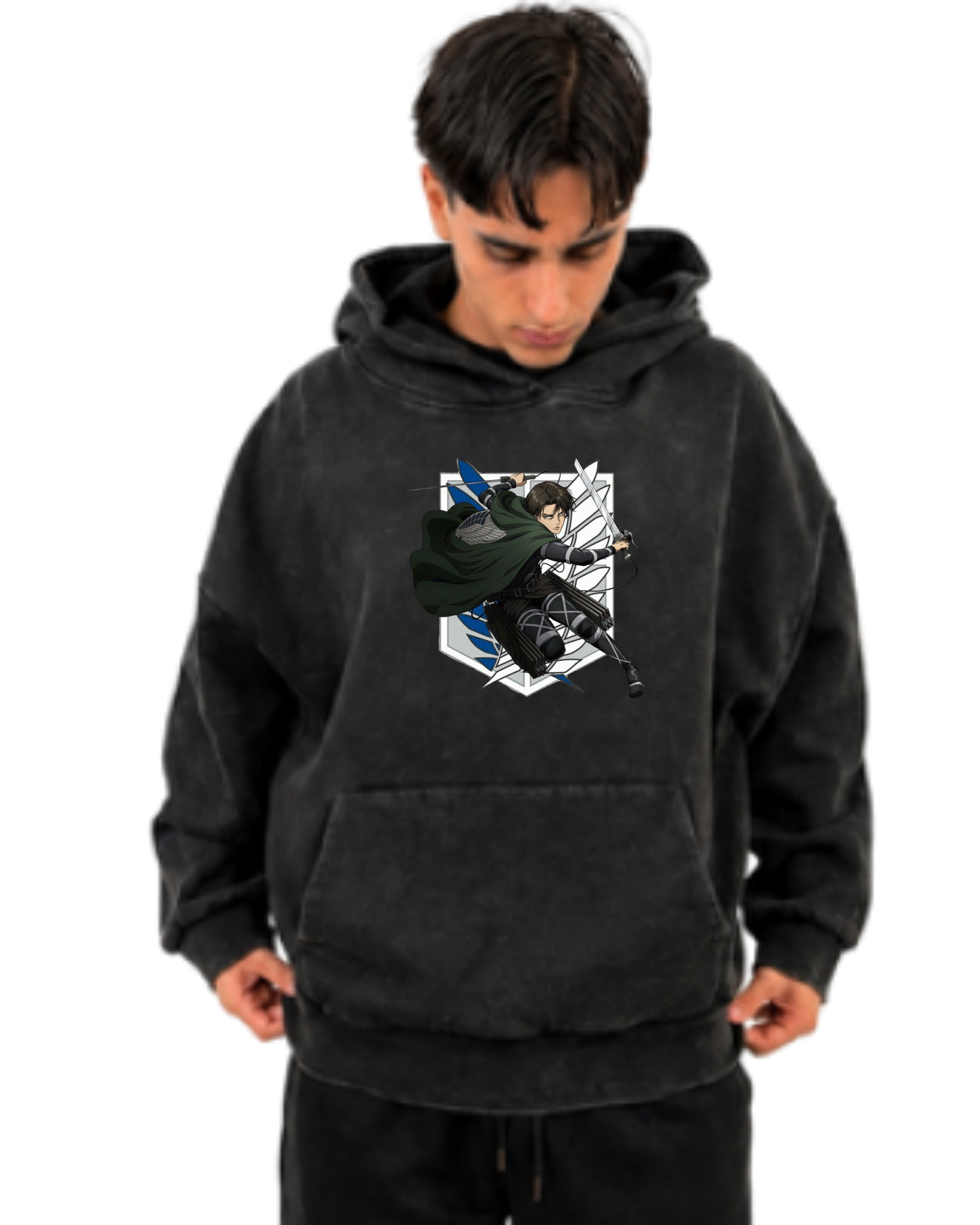 El Último Bastión | Polerón Oversize Acid Wash