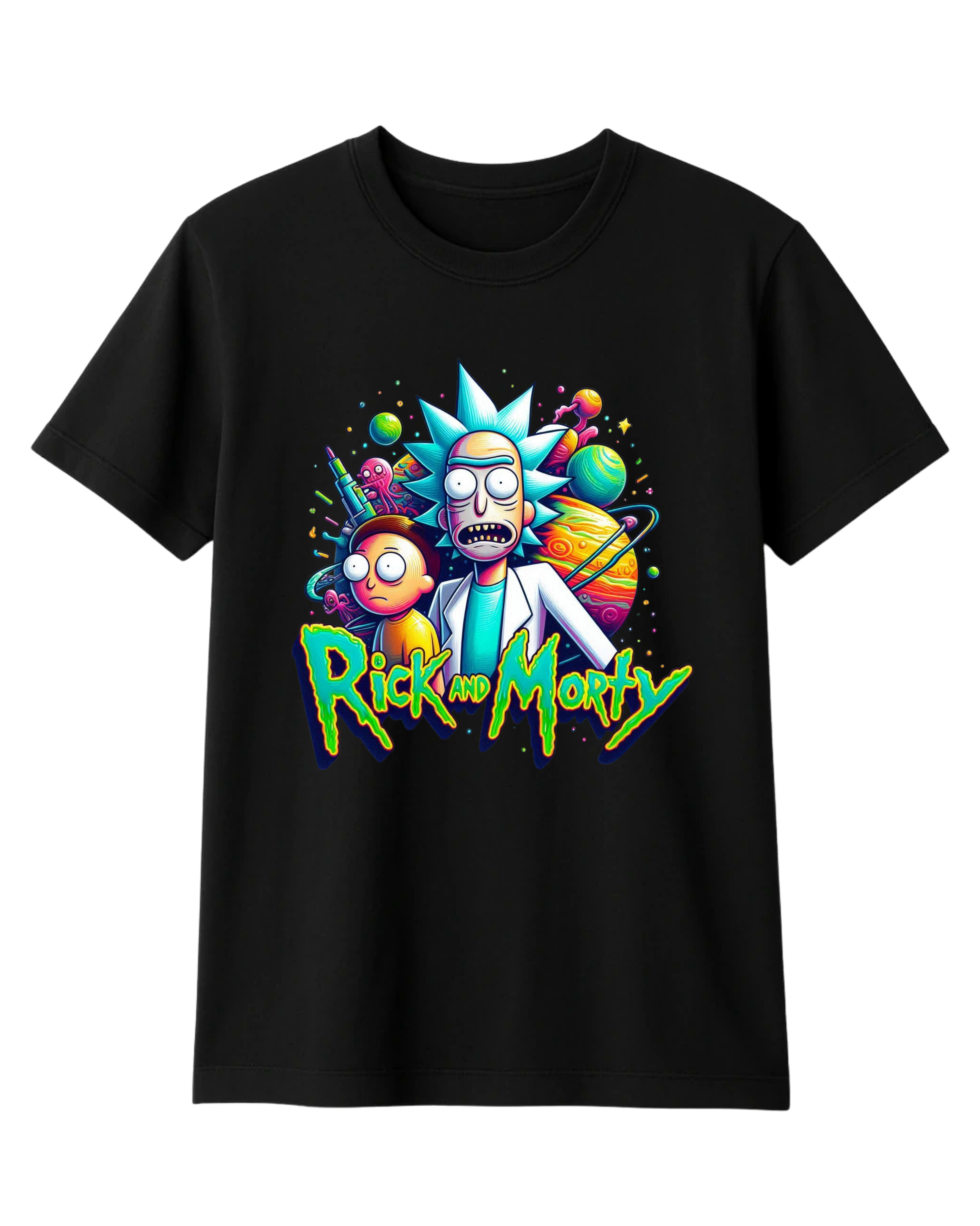 Polera Algodón Cosmic Explosion Tee — Rick and Morty