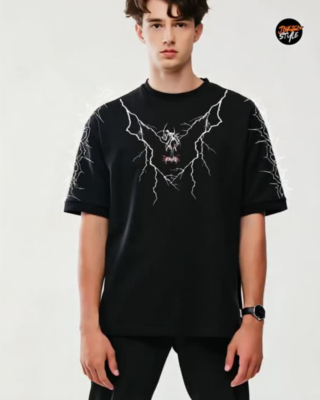 Polera Algodón Sangre Jokar - Electric Thorns Tee