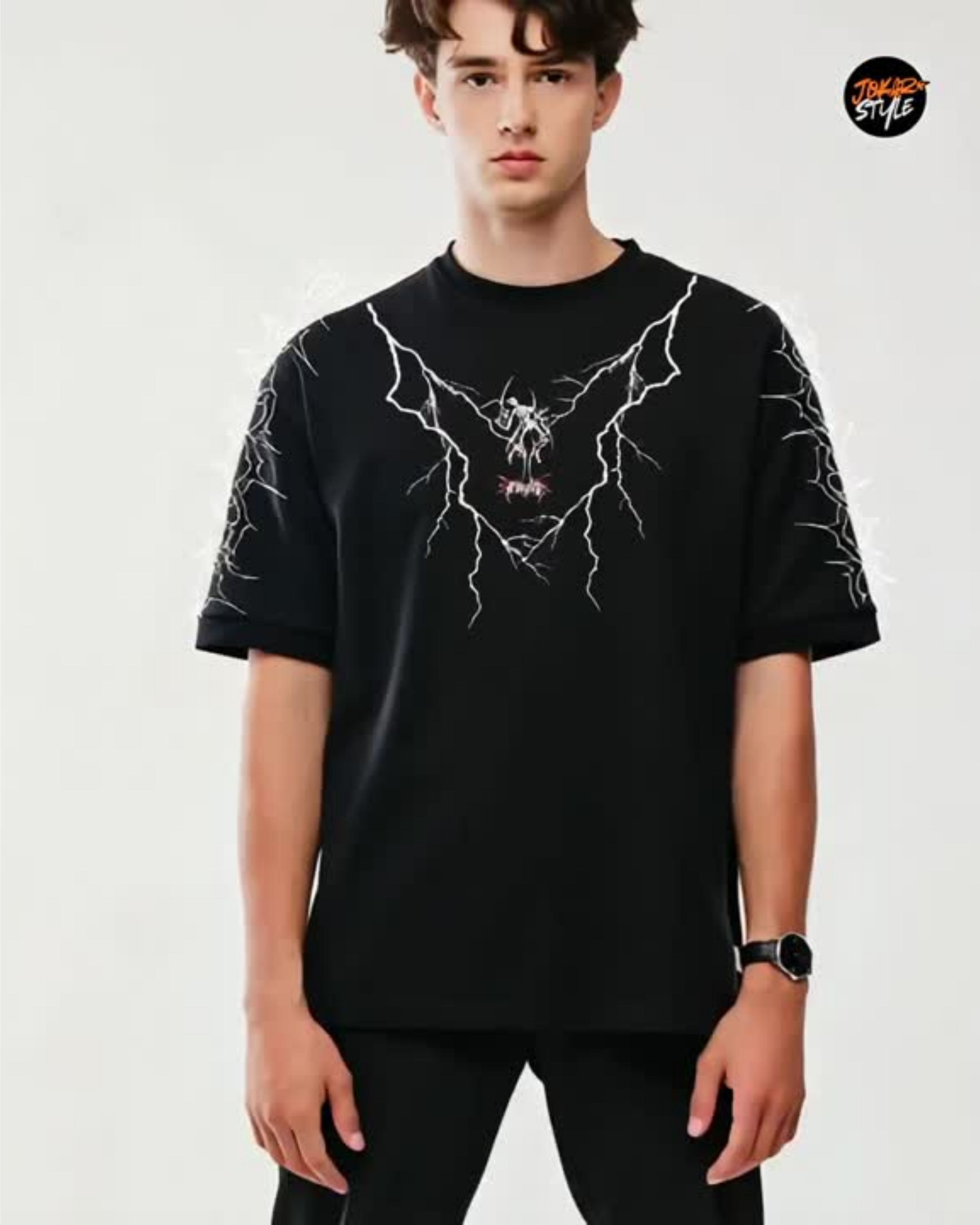 Polera Algodón Sangre Jokar - Electric Thorns Tee