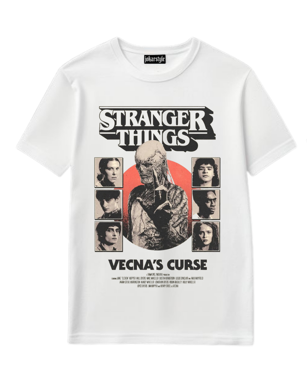 Polera Algodón Vecna’s Curse Tee — Stranger Things