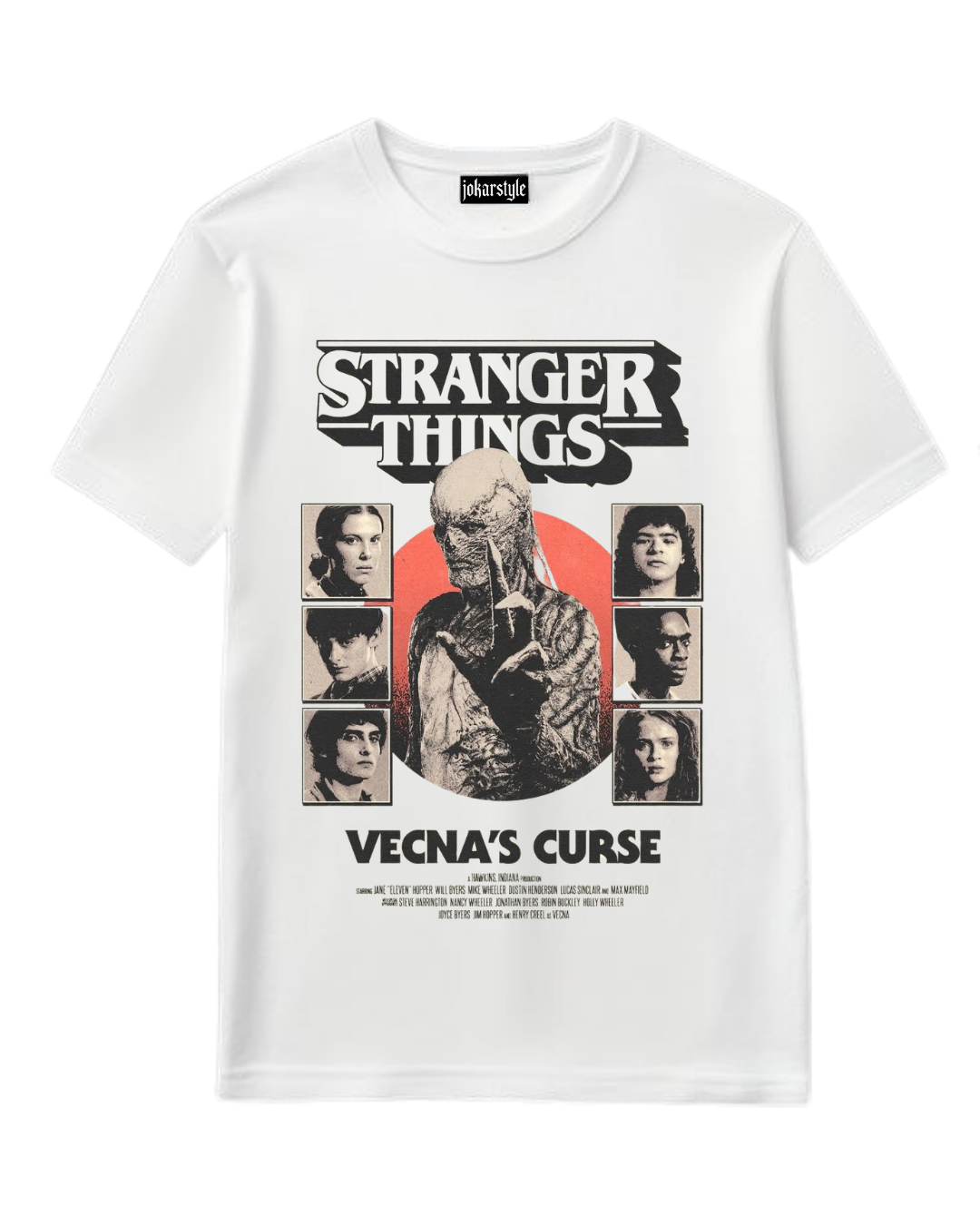 Polera Algodón Vecna’s Curse Tee — Stranger Things
