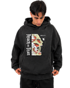 El Legado de los Titanes | Polerón Oversize Acid Wash