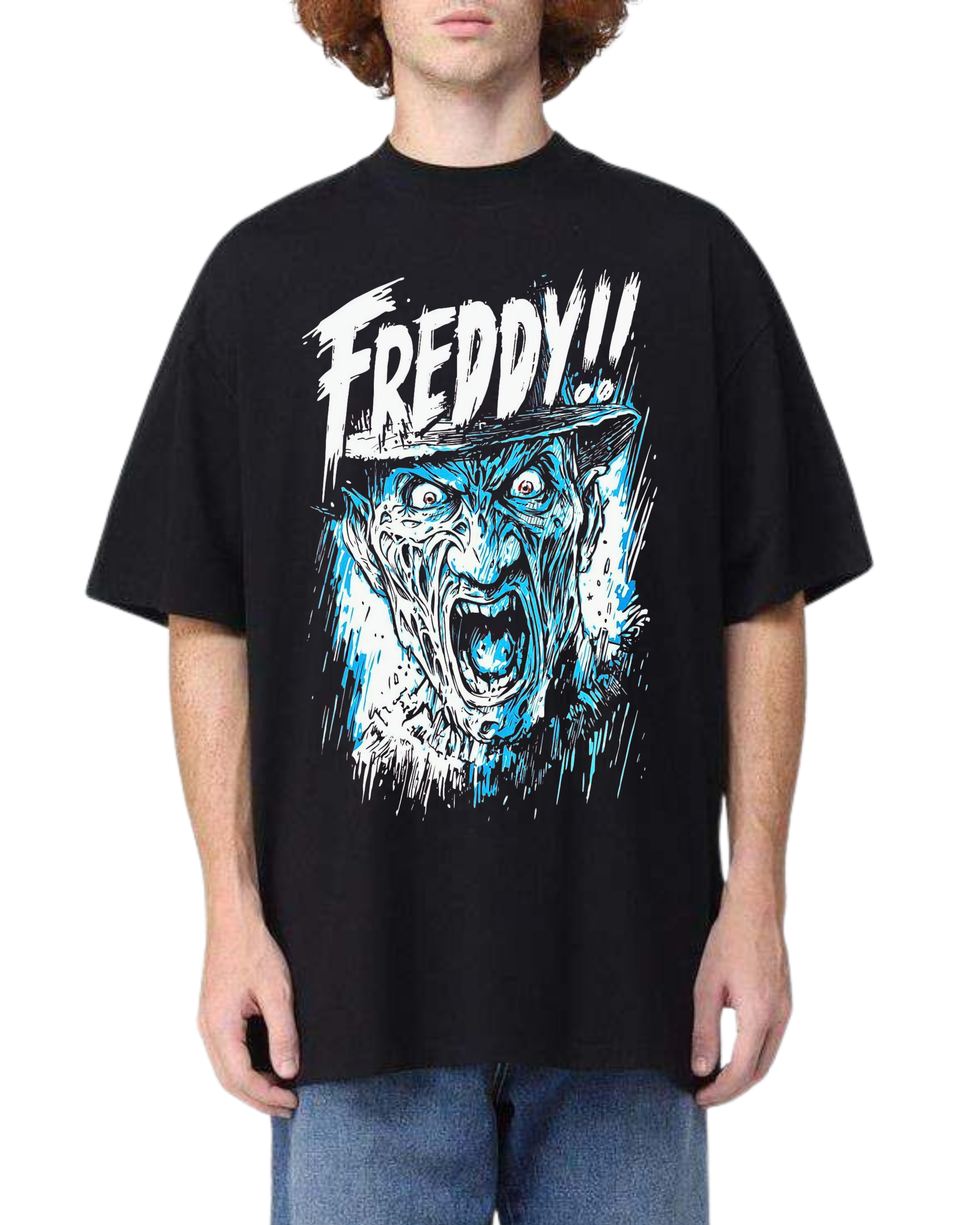 Polera Algodón Elm Street Panic Tee — Freddy Krueger