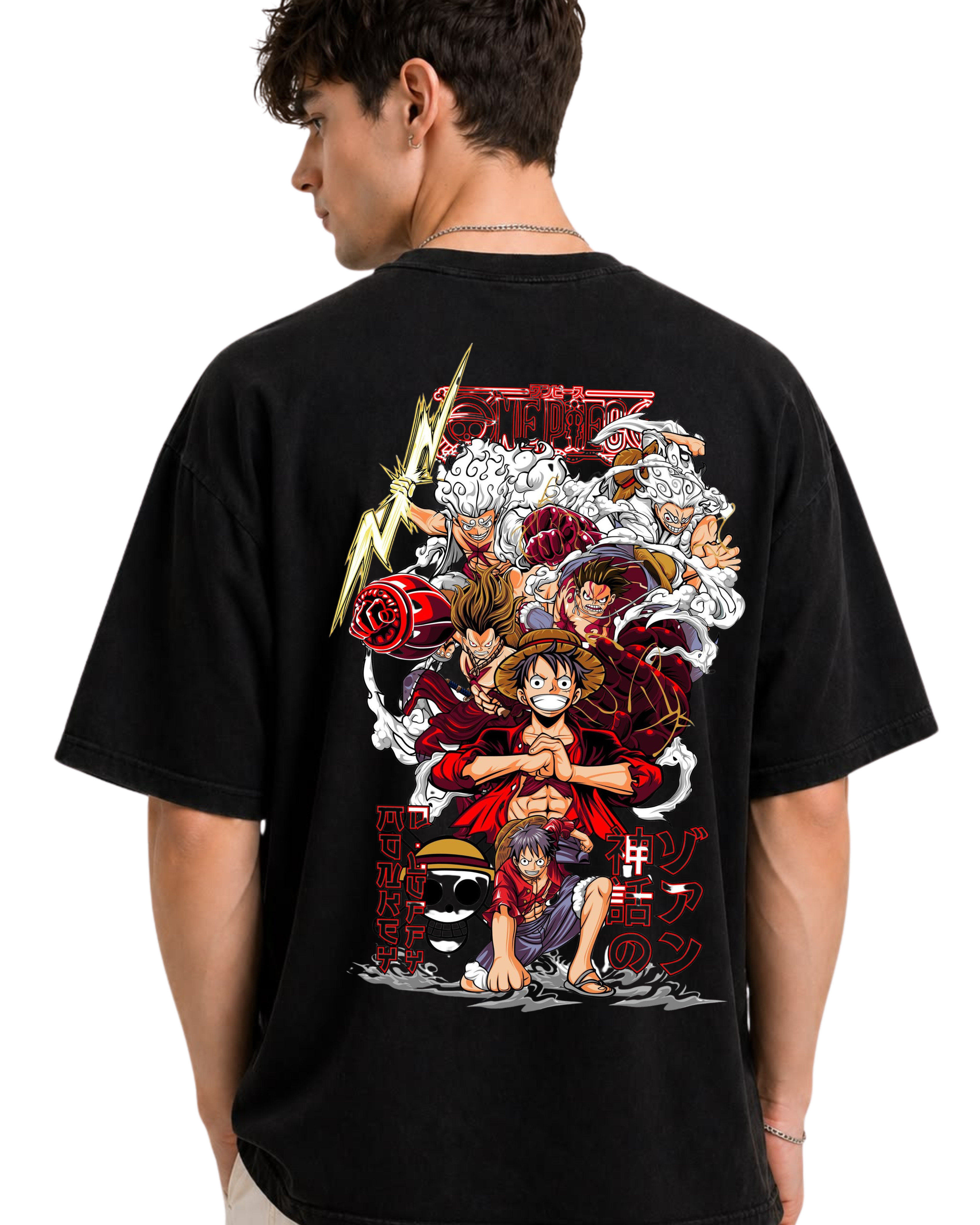Polera One Piece — Luffy Evolution Epic