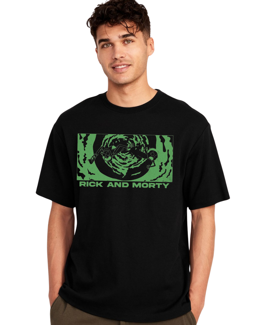 Polera Algodón Glowing Eyes Tee — Rick and Morty