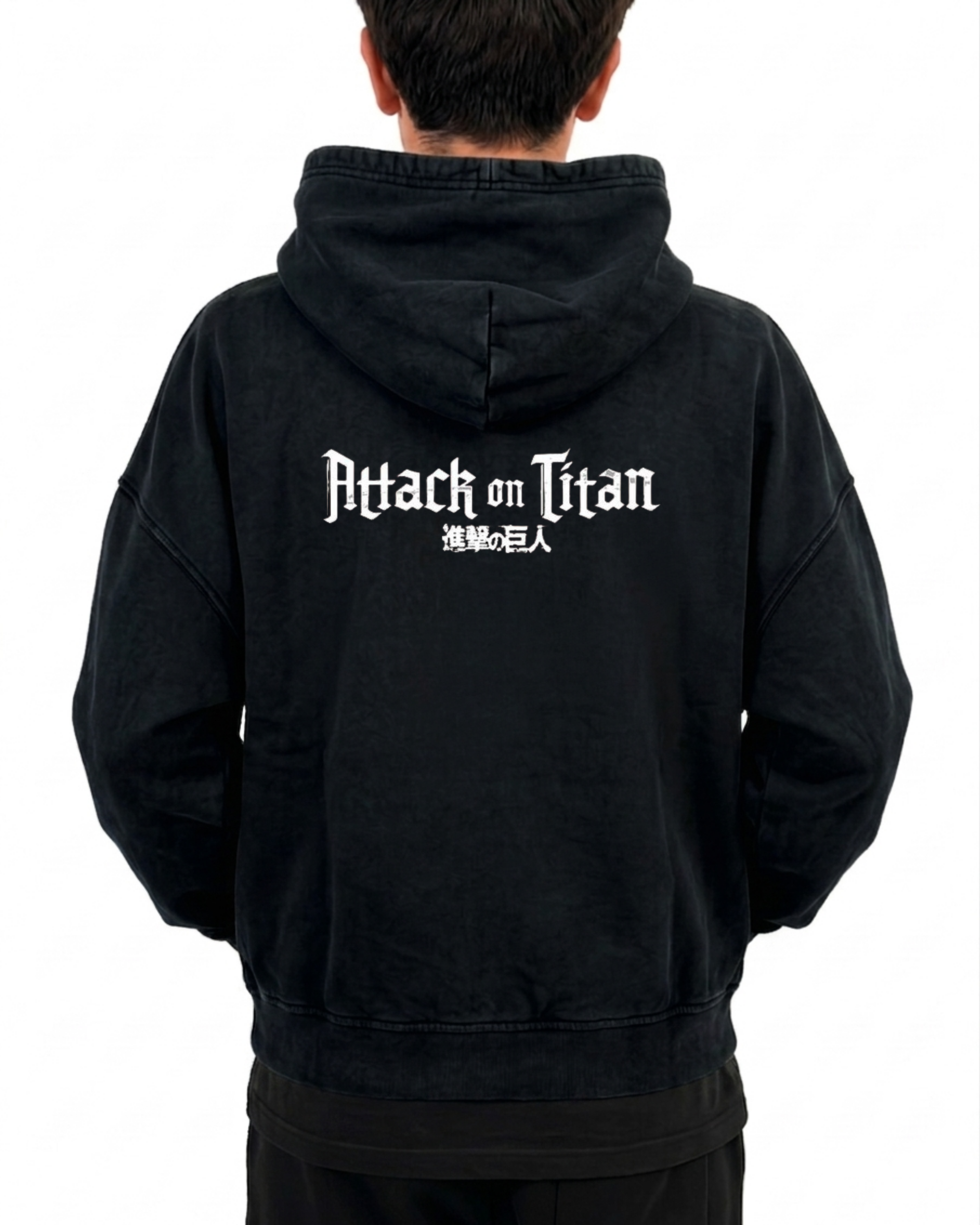 El Legado de los Titanes | Polerón Oversize Acid Wash