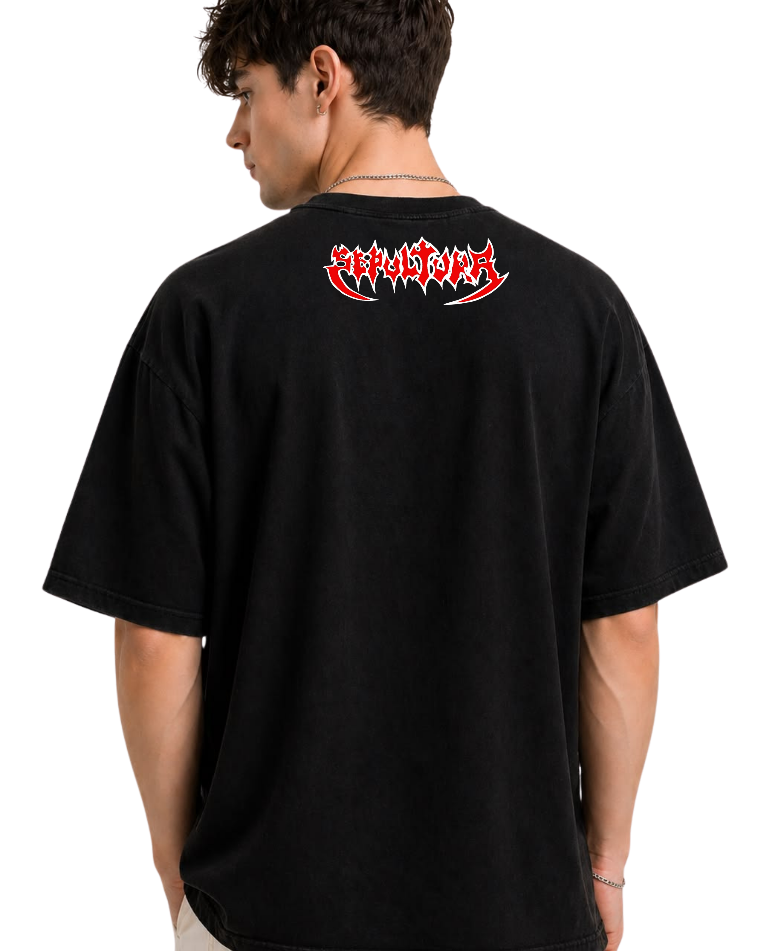 Polera Algodón Raw Spine — Sepultura
