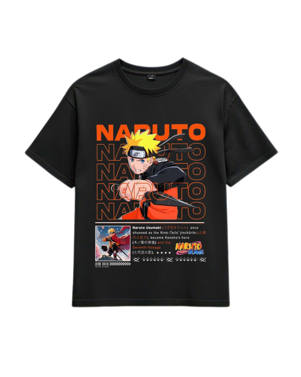 Polera Naruto — Camino del Héroe