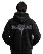 Sweet Darkness | Polerón Oversize Acid Wash
