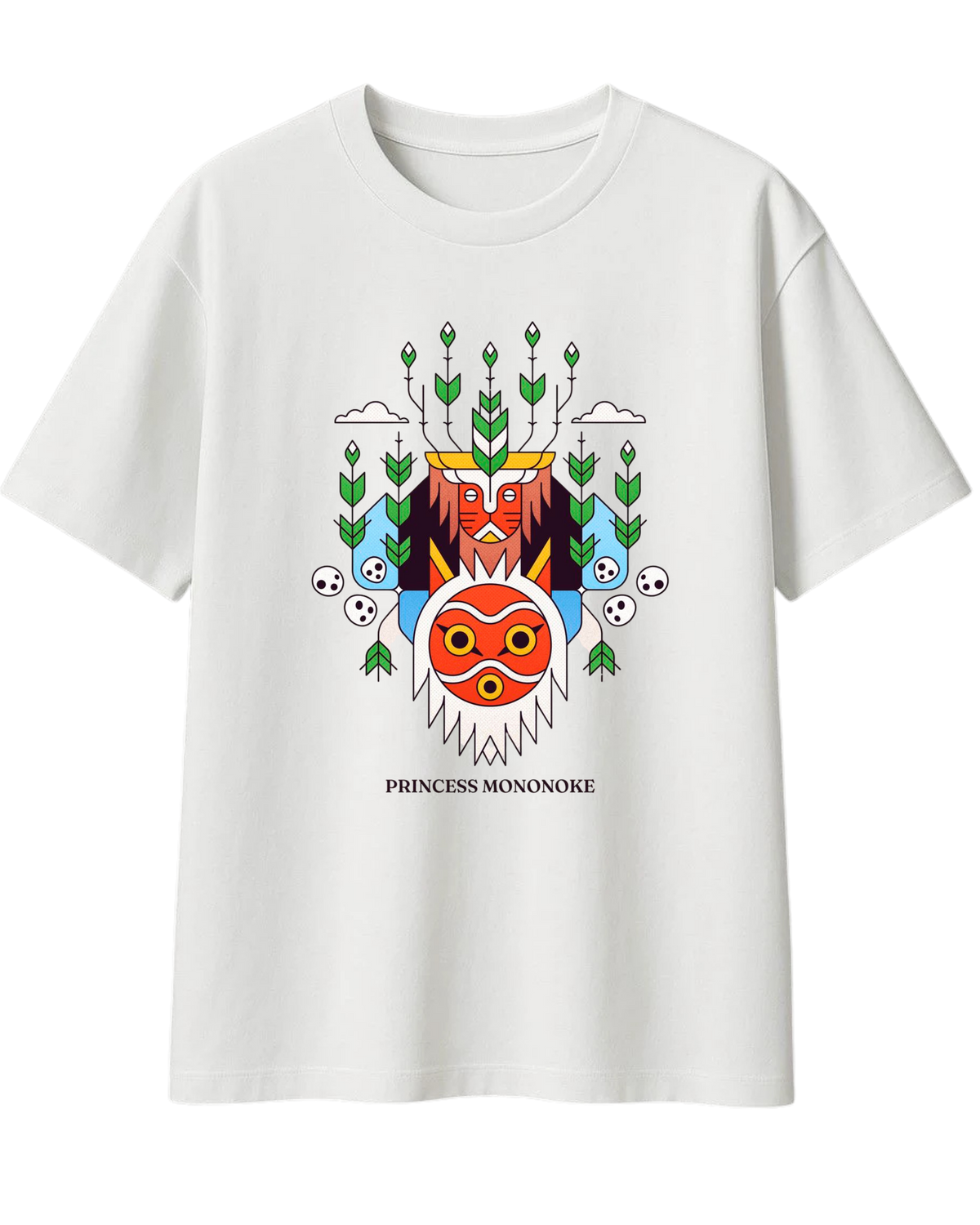 Polera Algodón Spirit of the Forest — Studio Ghibli
