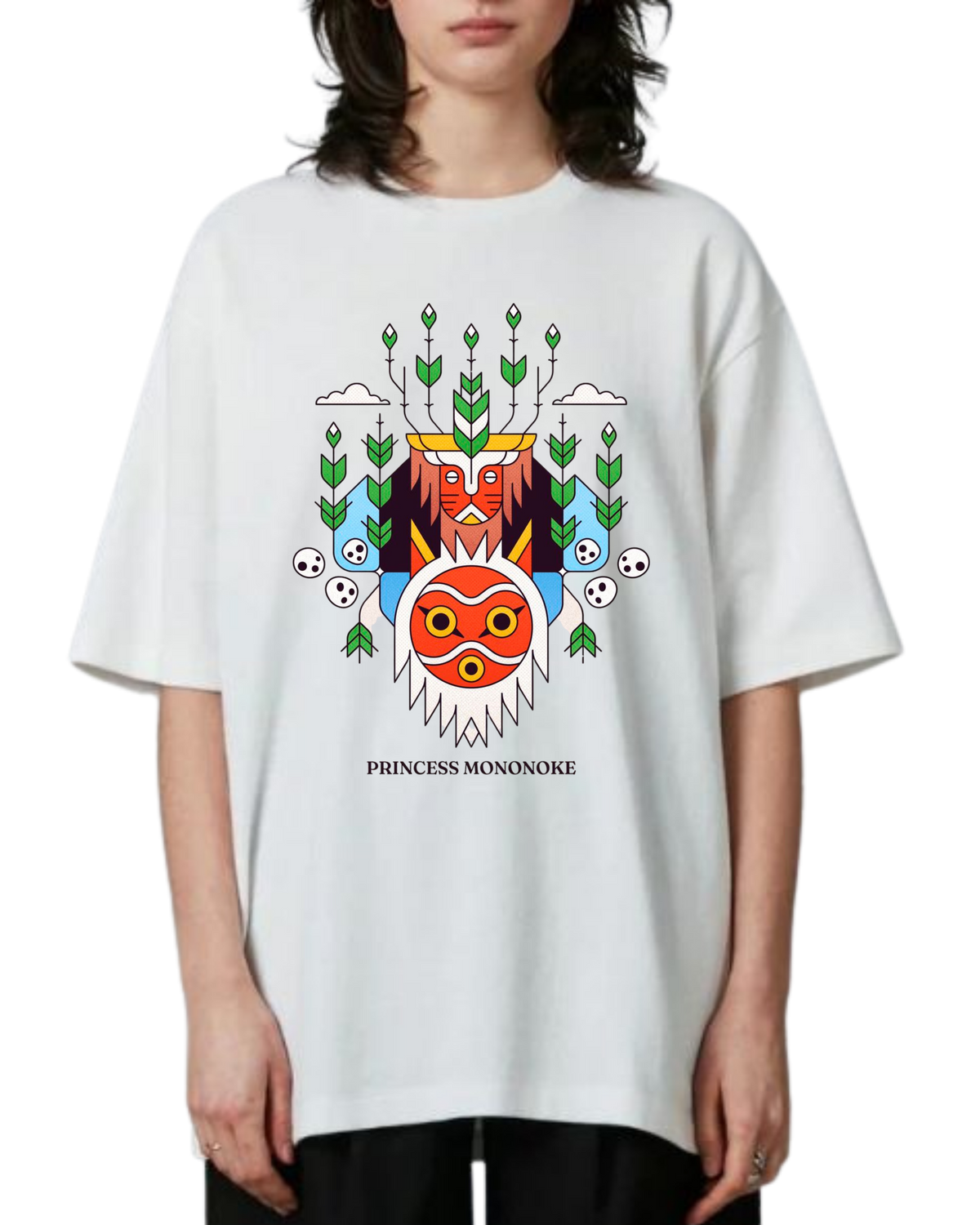 Polera Algodón Spirit of the Forest — Studio Ghibli