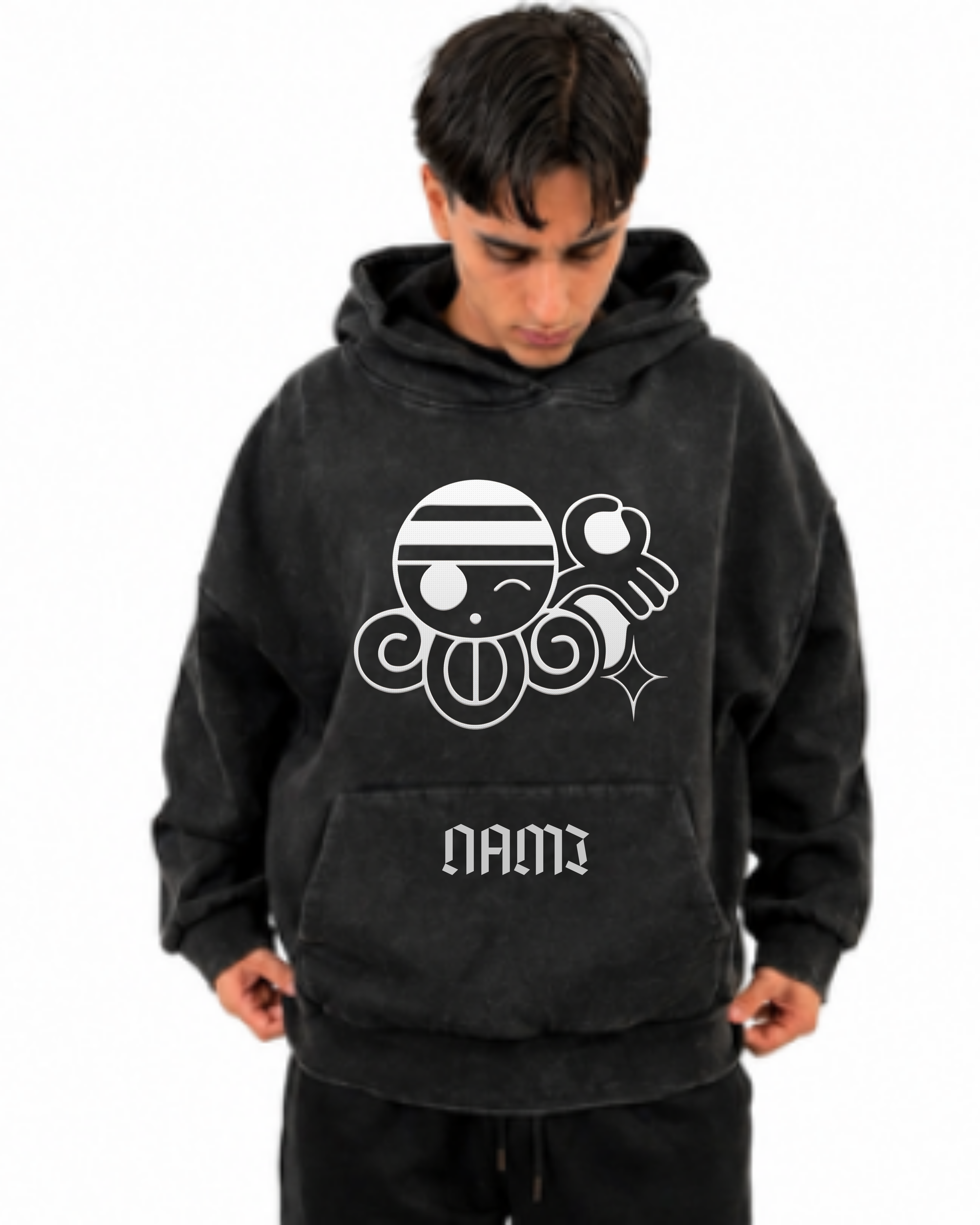 La Navegante | Polerón Oversize Acid Wash