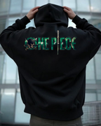 Polerón Canguro One Piece — Zoro Filo Verde