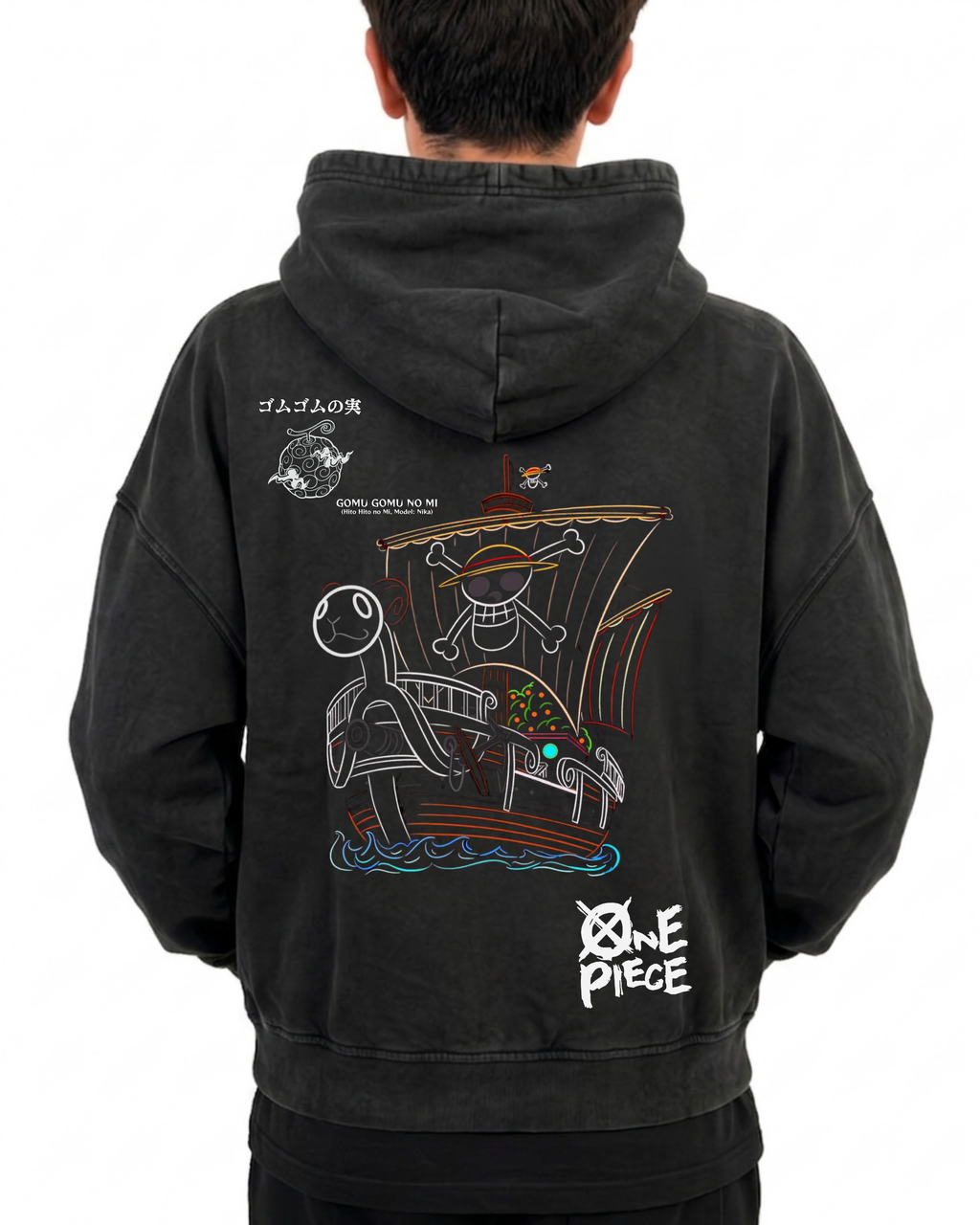 El Rey de los Mares | Polerón Oversize Acid Wash