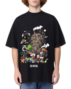 Polera Algodón Howl’s Moving Castle — Studio Ghibli