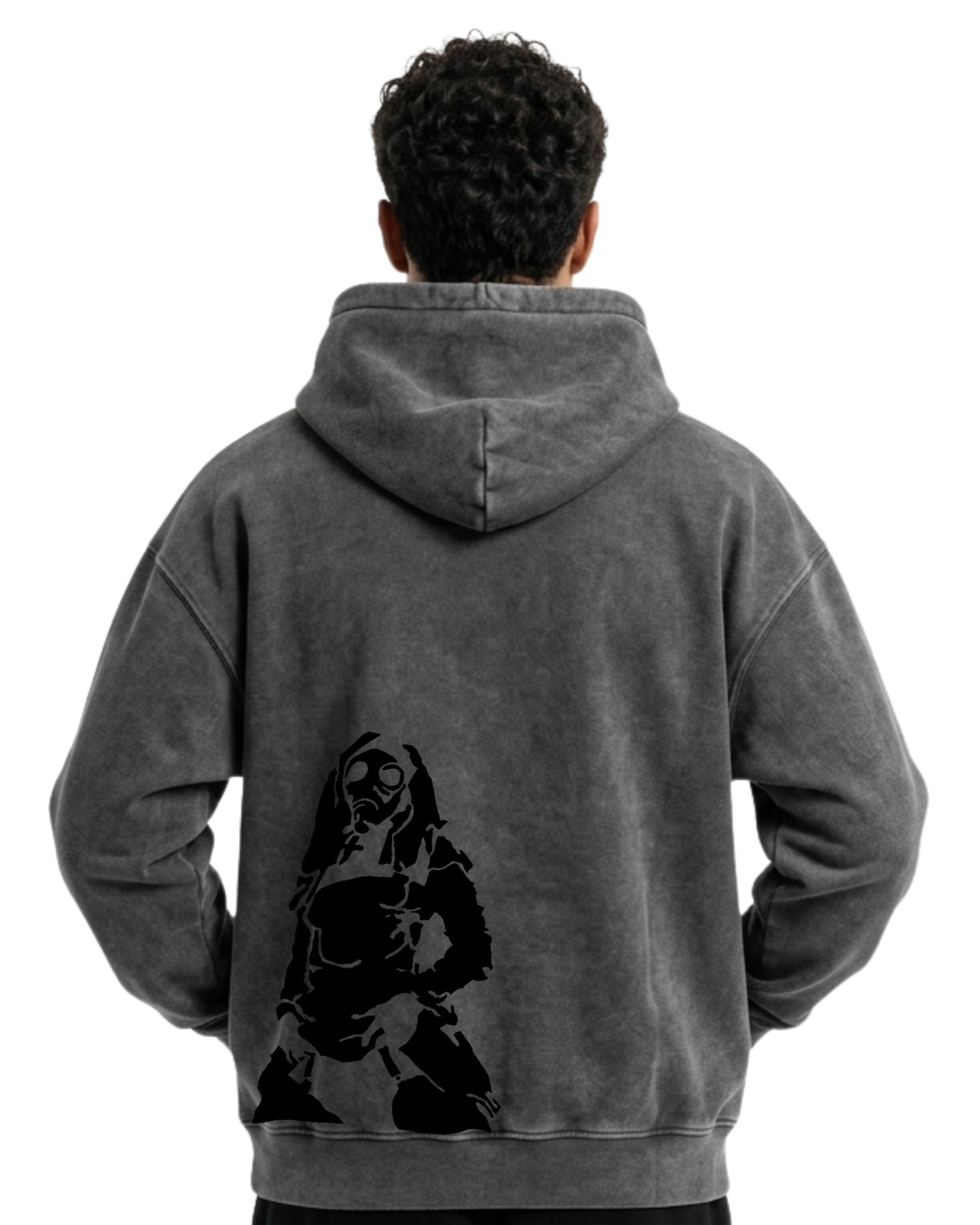 Blind Devotion | Polerón Oversize Acid Wash