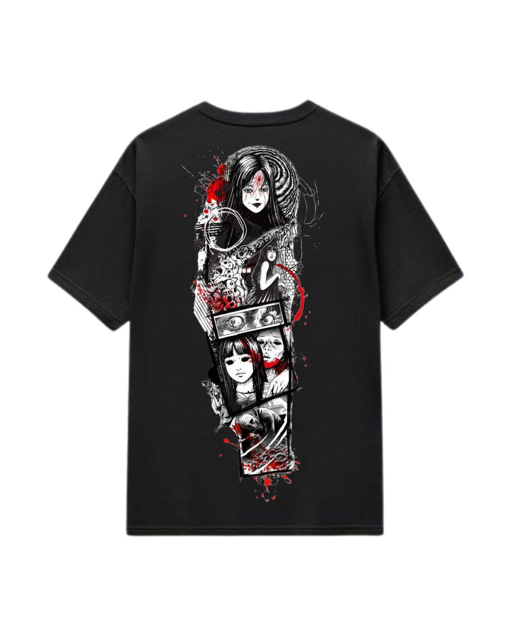 Polera Algodón Estallido de Horror — Manga Gore