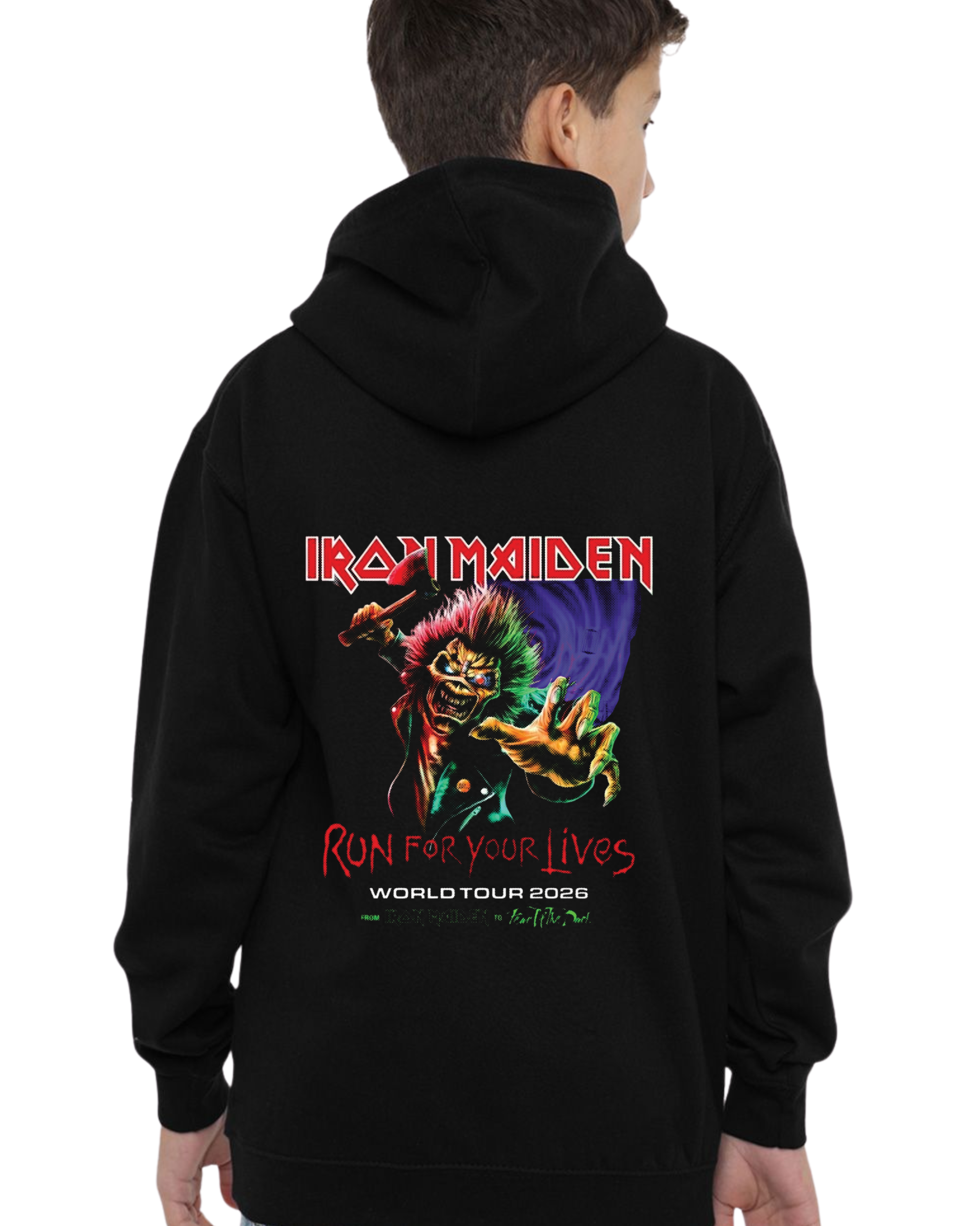 Polerón Canguro 2026 World Tour Edition Junior — Iron Maiden