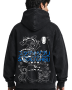Magical Legacy | Polerón Studio Ghibli Oversize Acid Wash