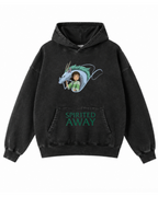 The River's Bond | Polerón Studio Ghibli Oversize Acid Wash