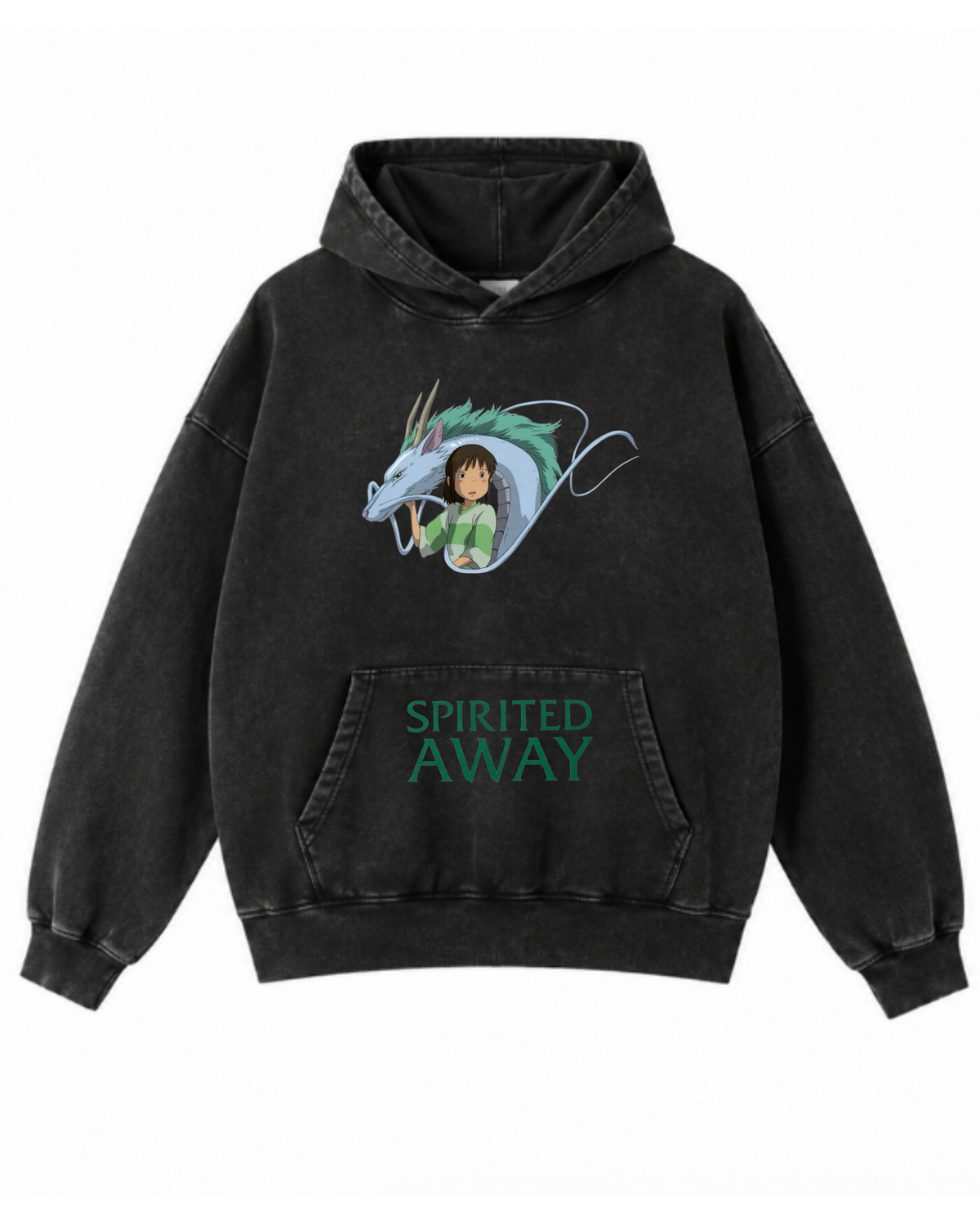 The River's Bond | Polerón Studio Ghibli Oversize Acid Wash