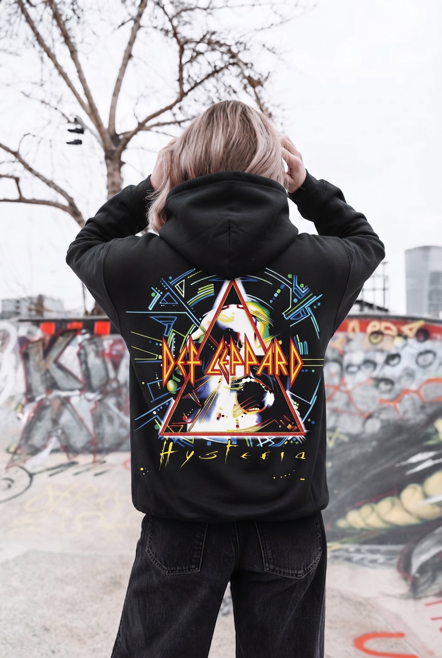 Polerón Canguro Electric Hysteria — Def Leppard