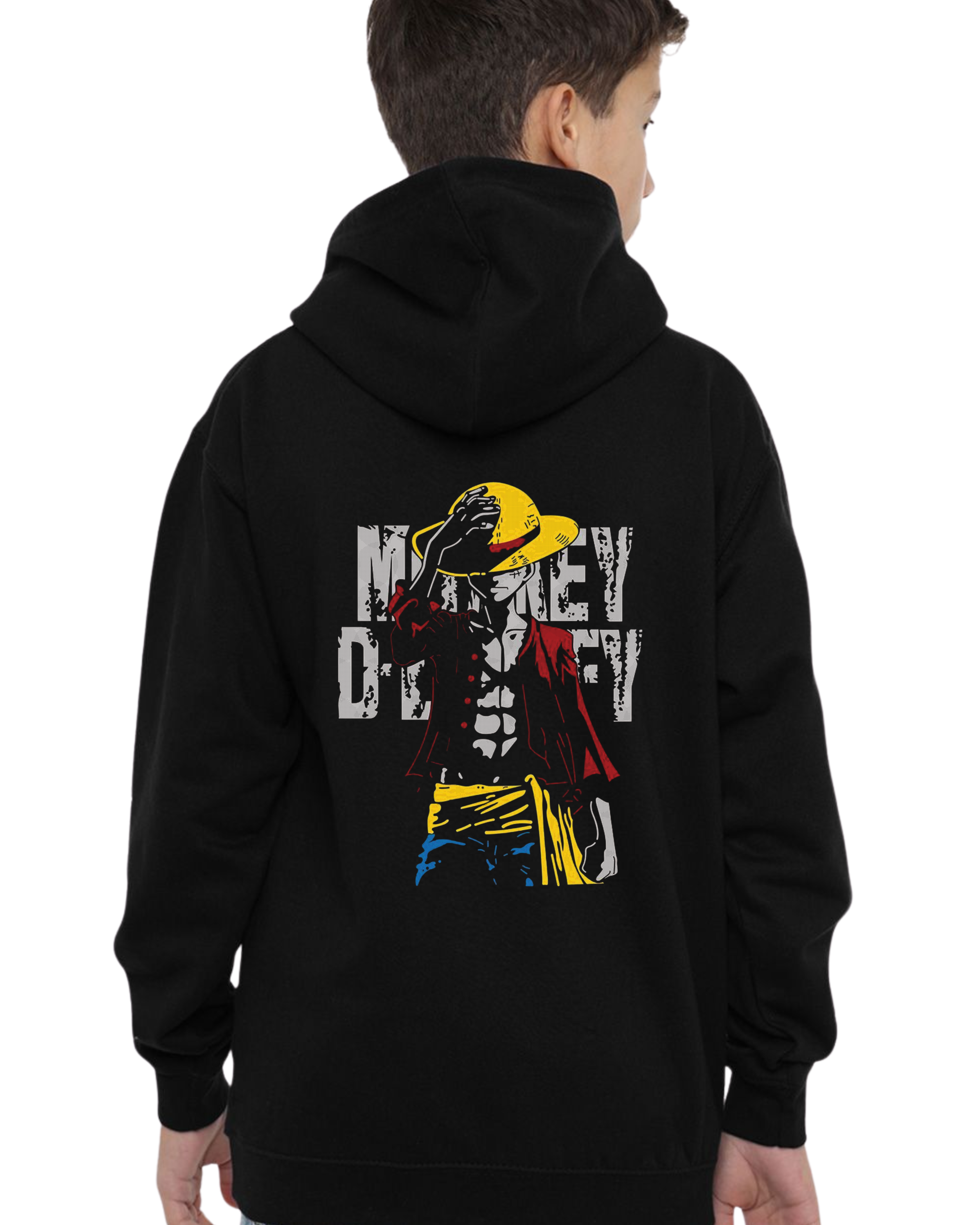 Polerón Canguro One Piece — Luffy Signature Junior