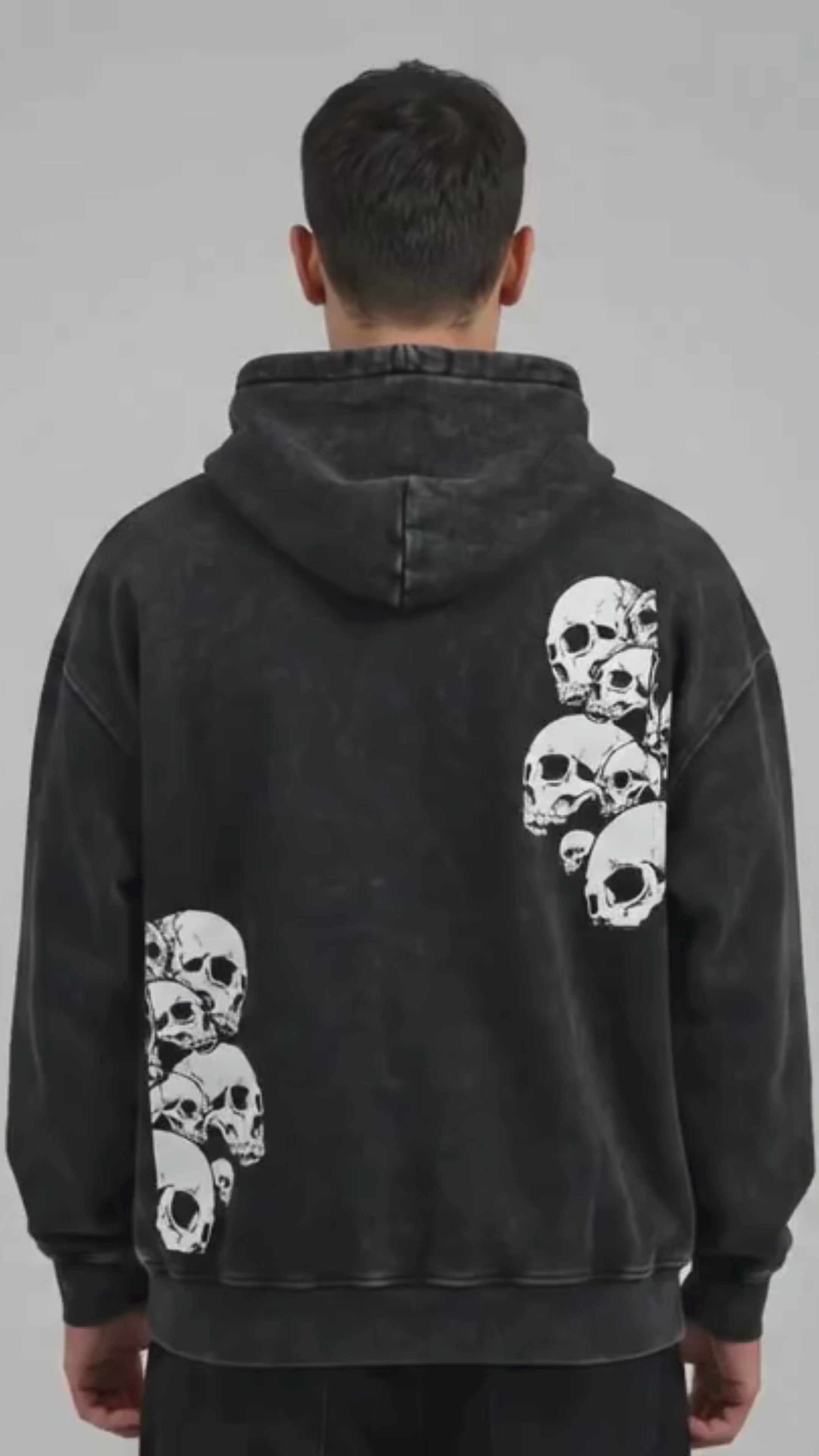 Lost Souls | Polerón Oversize Acid Wash